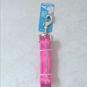 Vibrant Life Reflective Pink Dog Leash Large